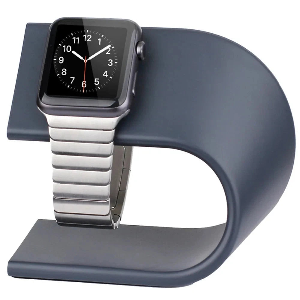 Aluminum Alloy Stand for Apple Watch Charger – Magnetic Wireless Charging Dock Station, Compatible with Apple Watch Series 6, 5, 4, 3, SE - Wearable Upgrades