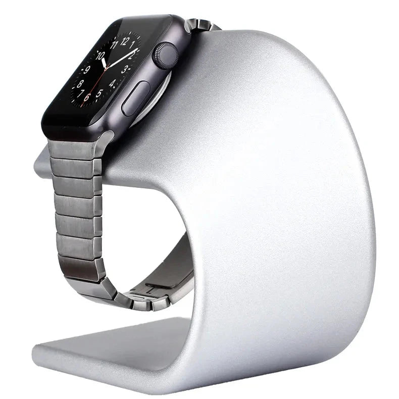 Aluminum Alloy Stand for Apple Watch Charger – Magnetic Wireless Charging Dock Station, Compatible with Apple Watch Series 6, 5, 4, 3, SE - Wearable Upgrades