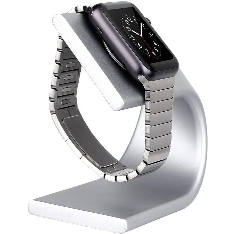 Aluminum Alloy Stand for Apple Watch Charger – Magnetic Wireless Charging Dock Station, Compatible with Apple Watch Series 6, 5, 4, 3, SE - Wearable Upgrades