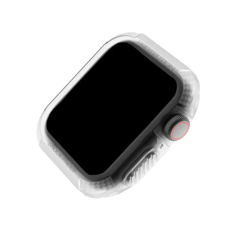 Rugged Cover for Apple Watch Case with TPU Screen Protector – Compatible with 38mm, 40mm, 41mm, 42mm, 44mm, and 45mm (Series 2, 3, 4, 5, 6, 7, 8, 9, SE) - Wearable Upgrades