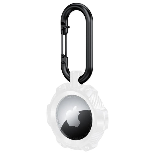 Armor Case for AirTag – Shockproof & Rugged Protective Skin Cover with Anti-Lost Keychain Key Ring, Compatible with Bags & Accessories - Wearable Upgrades