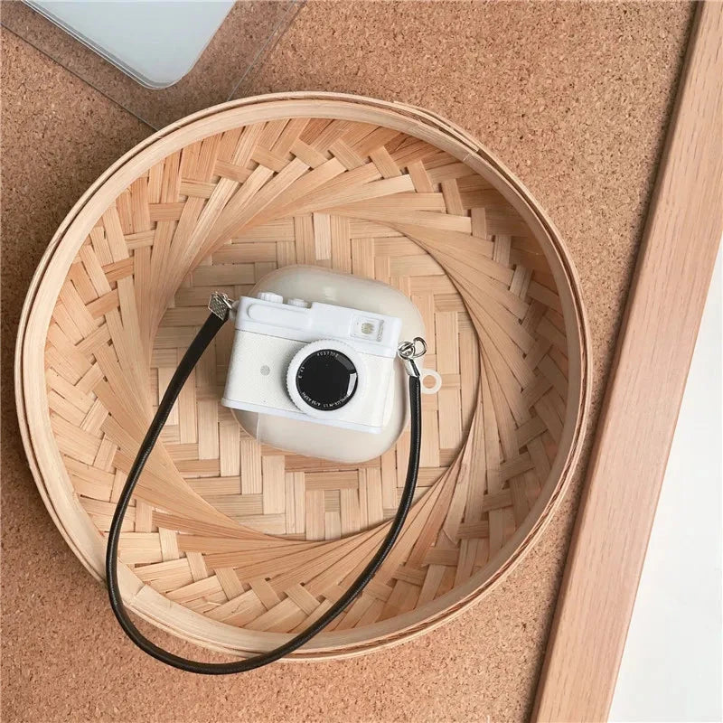 Case for Samsung Galaxy Buds – 3D Camera Design with Light-Up Feature & Lanyard, Compatible with Galaxy Buds Live, Buds Pro, Buds2 - Wearable Upgrades