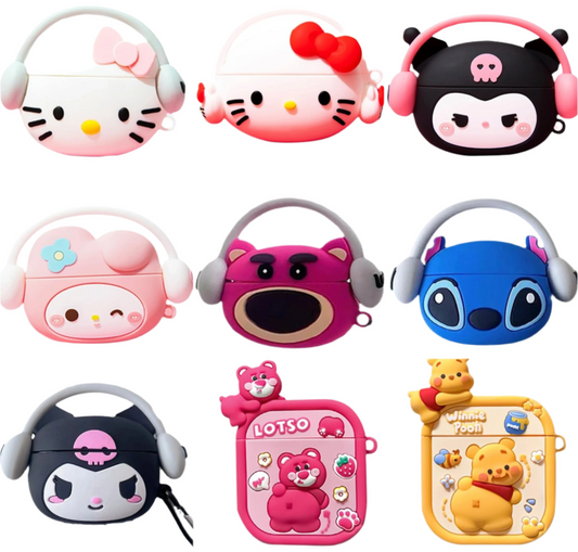 Cute Hello Kitty Sanrio Protective Case for AirPods – Kawaii Design, Compatible with AirPods 1, 2, 3, Pro, Perfect Gift for Girls - Wearable Upgrades