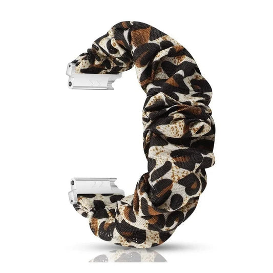 Fashion Elastic Watch Band for Fitbit – Scrunchie Strap, Compatible with Fitbit Versa, Versa 2, and Versa Lite - Wearable Upgrades