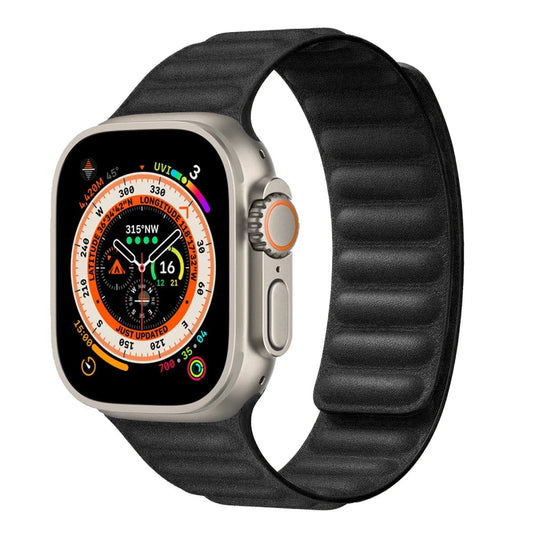 FineWoven Strap for Apple Watch, Magnetic Loop Band – Compatible with 38mm, 40mm, 41mm, 42mm, 44mm, 45mm, 49mm (Series 3, 4, 5, 6, 7, 8, 9, Ultra 2, SE) - Wearable Upgrades