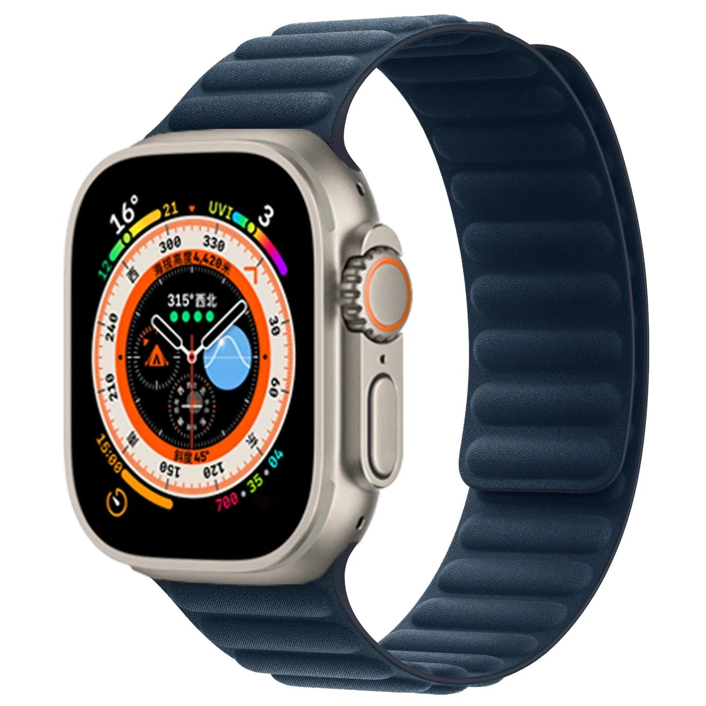 FineWoven Strap for Apple Watch, Magnetic Loop Band – Compatible with 38mm, 40mm, 41mm, 42mm, 44mm, 45mm, 49mm (Series 3, 4, 5, 6, 7, 8, 9, Ultra 2, SE) - Wearable Upgrades