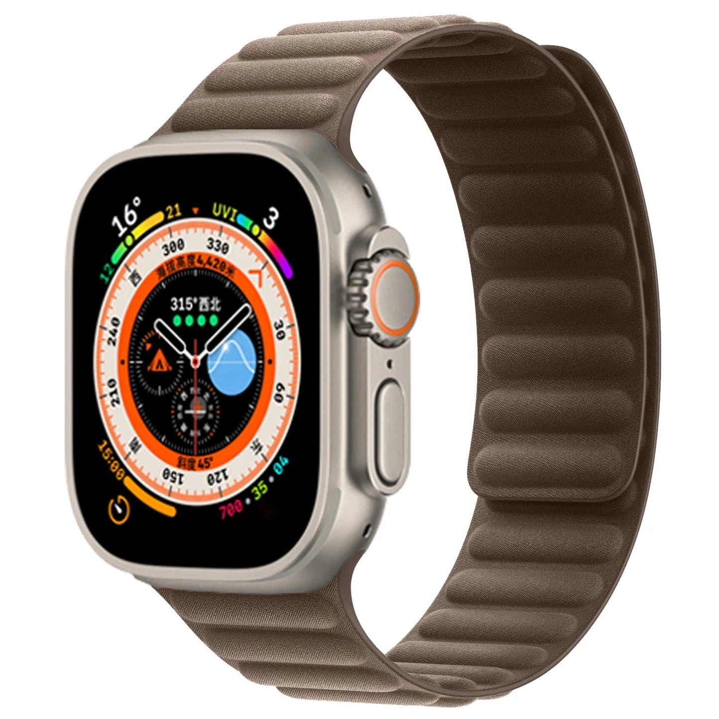 FineWoven Strap for Apple Watch, Magnetic Loop Band – Compatible with 38mm, 40mm, 41mm, 42mm, 44mm, 45mm, 49mm (Series 3, 4, 5, 6, 7, 8, 9, Ultra 2, SE) - Wearable Upgrades