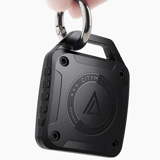 IPX8 Waterproof AirTag Keychain Holder – Ultra-Compact Case for Apple AirTag, Compatible with Dog Collars, Backpacks, Keys, and Luggage - Wearable Upgrades