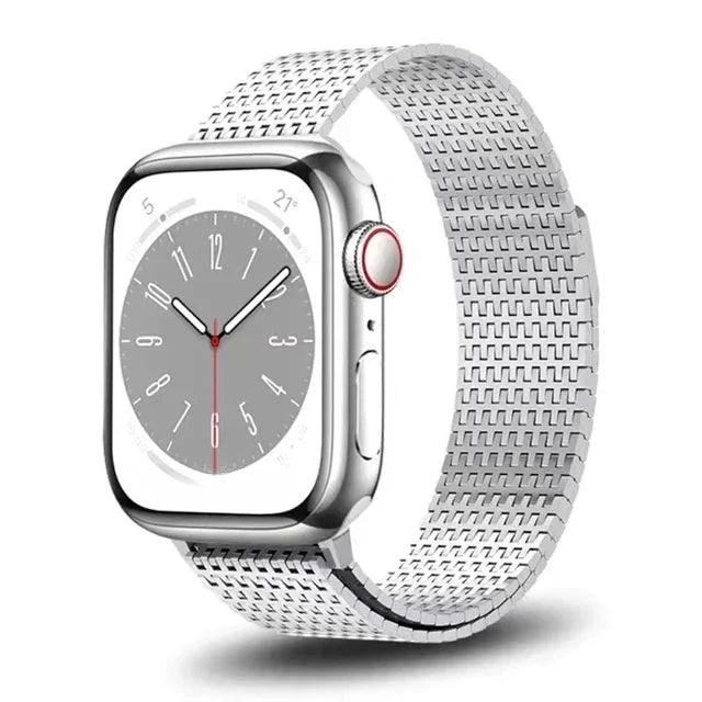 Magnetic Strap for Apple Watch, Luxury Design – Compatible with 40mm, 41mm, 42mm, 44mm, 45mm, 46mm, 49mm (Series 3, 4, 5, 6, 7, 8, 9, Ultra, SE) - Wearable Upgrades