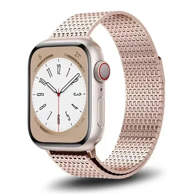 Magnetic Strap for Apple Watch, Luxury Design – Compatible with 40mm, 41mm, 42mm, 44mm, 45mm, 46mm, 49mm (Series 3, 4, 5, 6, 7, 8, 9, Ultra, SE) - Wearable Upgrades
