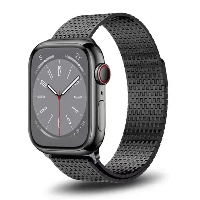 Magnetic Strap for Apple Watch, Luxury Design – Compatible with 40mm, 41mm, 42mm, 44mm, 45mm, 46mm, 49mm (Series 3, 4, 5, 6, 7, 8, 9, Ultra, SE) - Wearable Upgrades