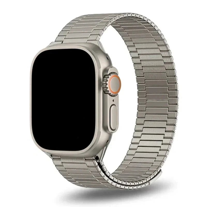 Magnetic Strap for Apple Watch, Luxury Design – Compatible with 40mm, 41mm, 42mm, 44mm, 45mm, 46mm, 49mm (Series 3, 4, 5, 6, 7, 8, 9, Ultra, SE) - Wearable Upgrades