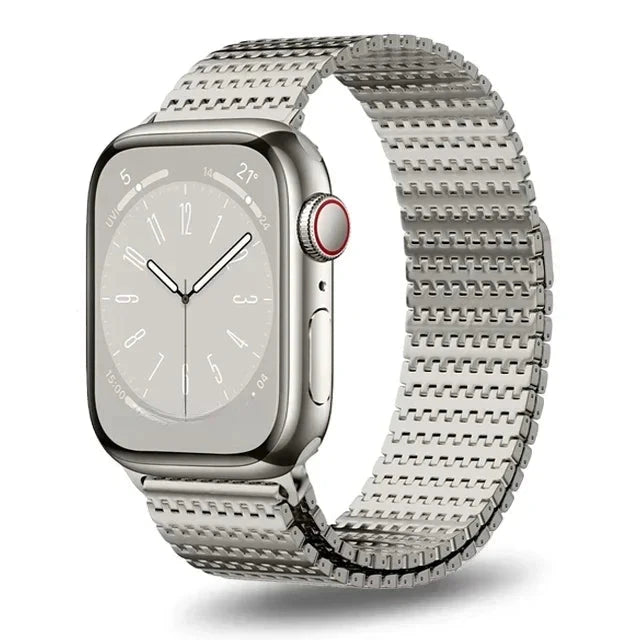 Magnetic Strap for Apple Watch, Luxury Design – Compatible with 40mm, 41mm, 42mm, 44mm, 45mm, 46mm, 49mm (Series 3, 4, 5, 6, 7, 8, 9, Ultra, SE) - Wearable Upgrades