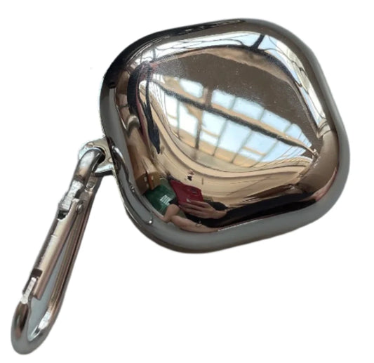 Pure Color Electroplating Case for Samsung Galaxy Buds Pro/Live – Anti-Fall Earphone Case with Hook, Compatible with Galaxy Buds Pro 2 - Wearable Upgrades