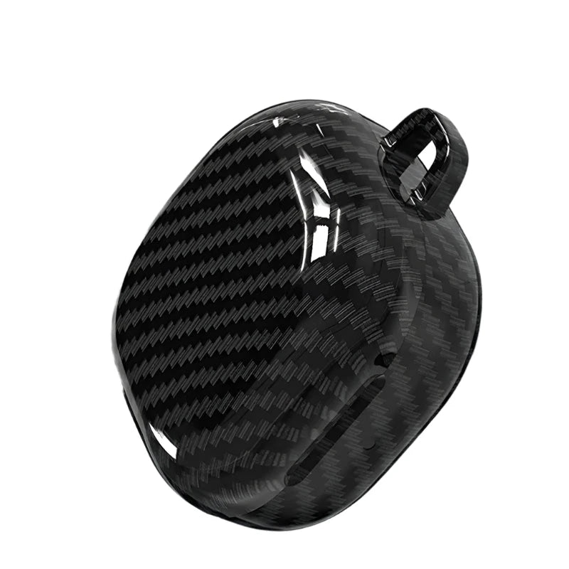 Samsung Galaxy Buds Live Case – Carbon Fiber PC Hard Shock Protection with Keychain, Compatible with Galaxy Buds 2 & Pro Cases - Wearable Upgrades