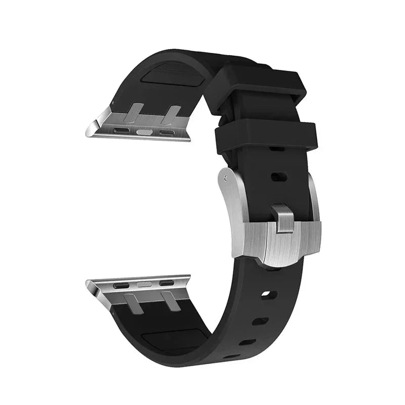 Silicone Strap for Apple Watch Band – Soft & Durable, Compatible with Ultra 2 (49mm & 46mm), Series 10, 9, 8, 7 (45mm & 41mm), and SE, 6, 5, 4 (44mm, 42mm & 40mm) - Wearable Upgrades