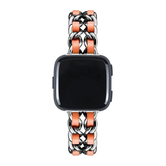 Women’s Strap for Fitbit – Luxury Steel Wristband, Compatible with Fitbit Versa 3, 2, Sense, Versa 3, Versa 2 Watch Band - Wearable Upgrades