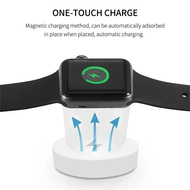 4-in-1 USB Type C PD Charging Cable with Magnetic Wireless Charger – Compatible with iPhone, Android, and Apple Watch (Series 1–9, Ultra, SE) - Wearable Upgrades 