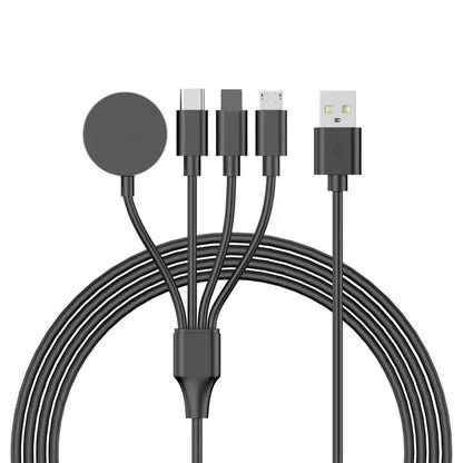 4-in-1 USB Type C PD Charging Cable with Magnetic Wireless Charger – Compatible with iPhone, Android, and Apple Watch (Series 1–9, Ultra, SE) - Wearable Upgrades 