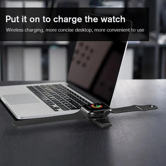 Magnetic 2-in-1 Wireless Charger for Apple Watch (Series 2-9, SE) and Samsung Galaxy Watch (6/5/4Pro/4/3 Active) – Fast Charging Station - Wearable Upgrades 
