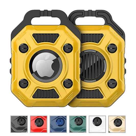 Original Armor TPU Airtag Case – Shockproof Protective Cover with Keychain for Apple AirTag Tracker – Anti-Lost Design for Pets and Accessories - Wearable Upgrades 