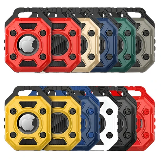 Original Armor TPU Airtag Case – Shockproof Protective Cover with Keychain for Apple AirTag Tracker – Anti-Lost Design for Pets and Accessories - Wearable Upgrades 