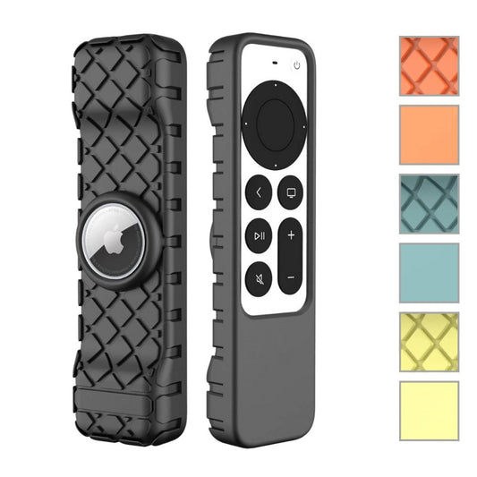 2-in-1 Silicone Protective Case for Apple TV 4K 2nd Gen Siri Remote & AirTag Cover – High-Quality, Durable, Eco-Friendly Protection - Wearable Upgrades 