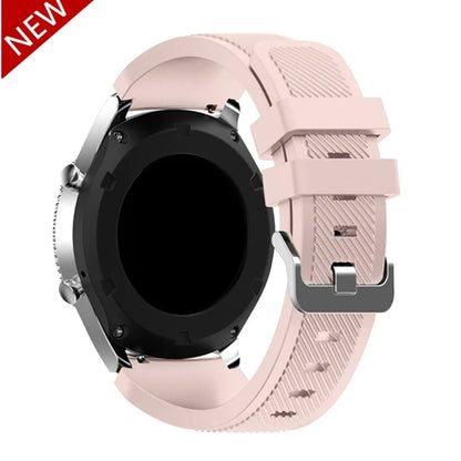 20mm & 22mm Silicone Band – Durable and Comfortable Design, Compatible with Samsung Galaxy Watch 5/6/4/3 (46mm & 42mm), Gear S3 Frontier/Sport, Huawei GT 2/2E, and More - Wearable Upgrades 
