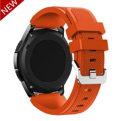 20mm & 22mm Silicone Band – Durable and Comfortable Design, Compatible with Samsung Galaxy Watch 5/6/4/3 (46mm & 42mm), Gear S3 Frontier/Sport, Huawei GT 2/2E, and More - Wearable Upgrades 