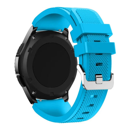 20mm & 22mm Silicone Band – Durable and Comfortable Design, Compatible with Samsung Galaxy Watch 5/6/4/3 (46mm & 42mm), Gear S3 Frontier/Sport, Huawei GT 2/2E, and More - Wearable Upgrades 