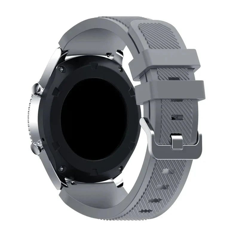 20mm & 22mm Silicone Band – Durable and Comfortable Design, Compatible with Samsung Galaxy Watch 5/6/4/3 (46mm & 42mm), Gear S3 Frontier/Sport, Huawei GT 2/2E, and More - Wearable Upgrades 