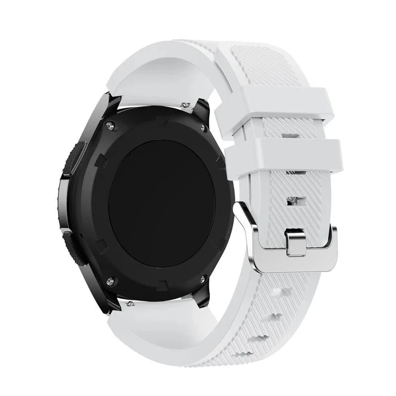 20mm & 22mm Silicone Band – Durable and Comfortable Design, Compatible with Samsung Galaxy Watch 5/6/4/3 (46mm & 42mm), Gear S3 Frontier/Sport, Huawei GT 2/2E, and More - Wearable Upgrades 