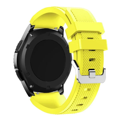 20mm & 22mm Silicone Band – Durable and Comfortable Design, Compatible with Samsung Galaxy Watch 5/6/4/3 (46mm & 42mm), Gear S3 Frontier/Sport, Huawei GT 2/2E, and More - Wearable Upgrades 
