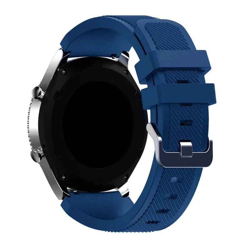 20mm & 22mm Silicone Band – Durable and Comfortable Design, Compatible with Samsung Galaxy Watch 5/6/4/3 (46mm & 42mm), Gear S3 Frontier/Sport, Huawei GT 2/2E, and More - Wearable Upgrades 