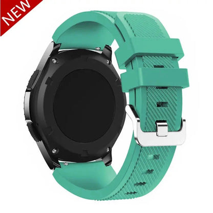 20mm & 22mm Silicone Band – Durable and Comfortable Design, Compatible with Samsung Galaxy Watch 5/6/4/3 (46mm & 42mm), Gear S3 Frontier/Sport, Huawei GT 2/2E, and More - Wearable Upgrades 