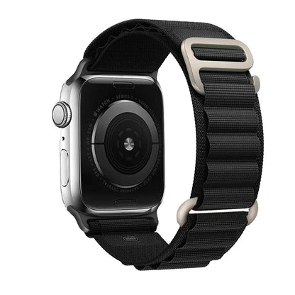 Alpine Nylon Loop Apple Watch Band with Titanium G-Hook – Compatible with 38mm, 40mm, 41mm, 42mm, 44mm, 45mm, 46mm & 49mm Apple Watches (Series 1–10, SE, Ultra) - Wearable Upgrades 