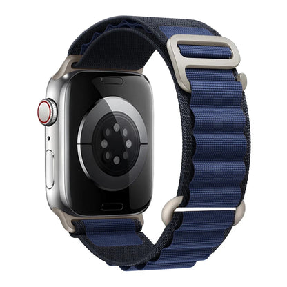 Alpine Nylon Loop Apple Watch Band with Titanium G-Hook – Compatible with 38mm, 40mm, 41mm, 42mm, 44mm, 45mm, 46mm & 49mm Apple Watches (Series 1–10, SE, Ultra) - Wearable Upgrades 