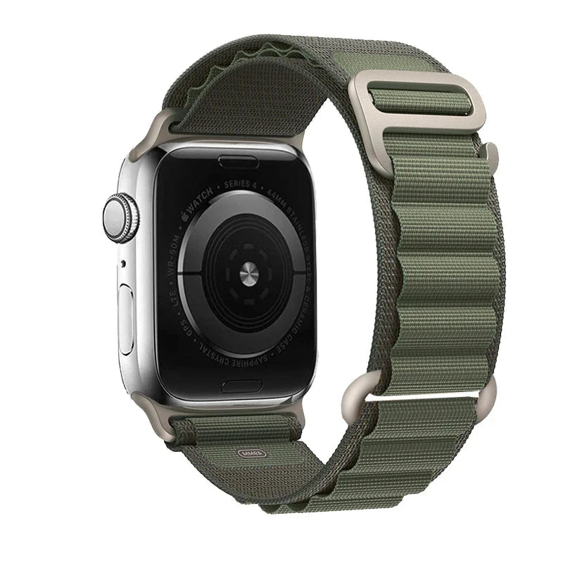 Alpine Nylon Loop Apple Watch Band with Titanium G-Hook – Compatible with 38mm, 40mm, 41mm, 42mm, 44mm, 45mm, 46mm & 49mm Apple Watches (Series 1–10, SE, Ultra) - Wearable Upgrades 