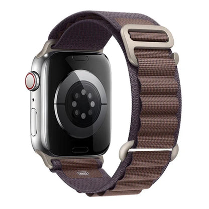 Alpine Nylon Loop Apple Watch Band with Titanium G-Hook – Compatible with 38mm, 40mm, 41mm, 42mm, 44mm, 45mm, 46mm & 49mm Apple Watches (Series 1–10, SE, Ultra) - Wearable Upgrades 