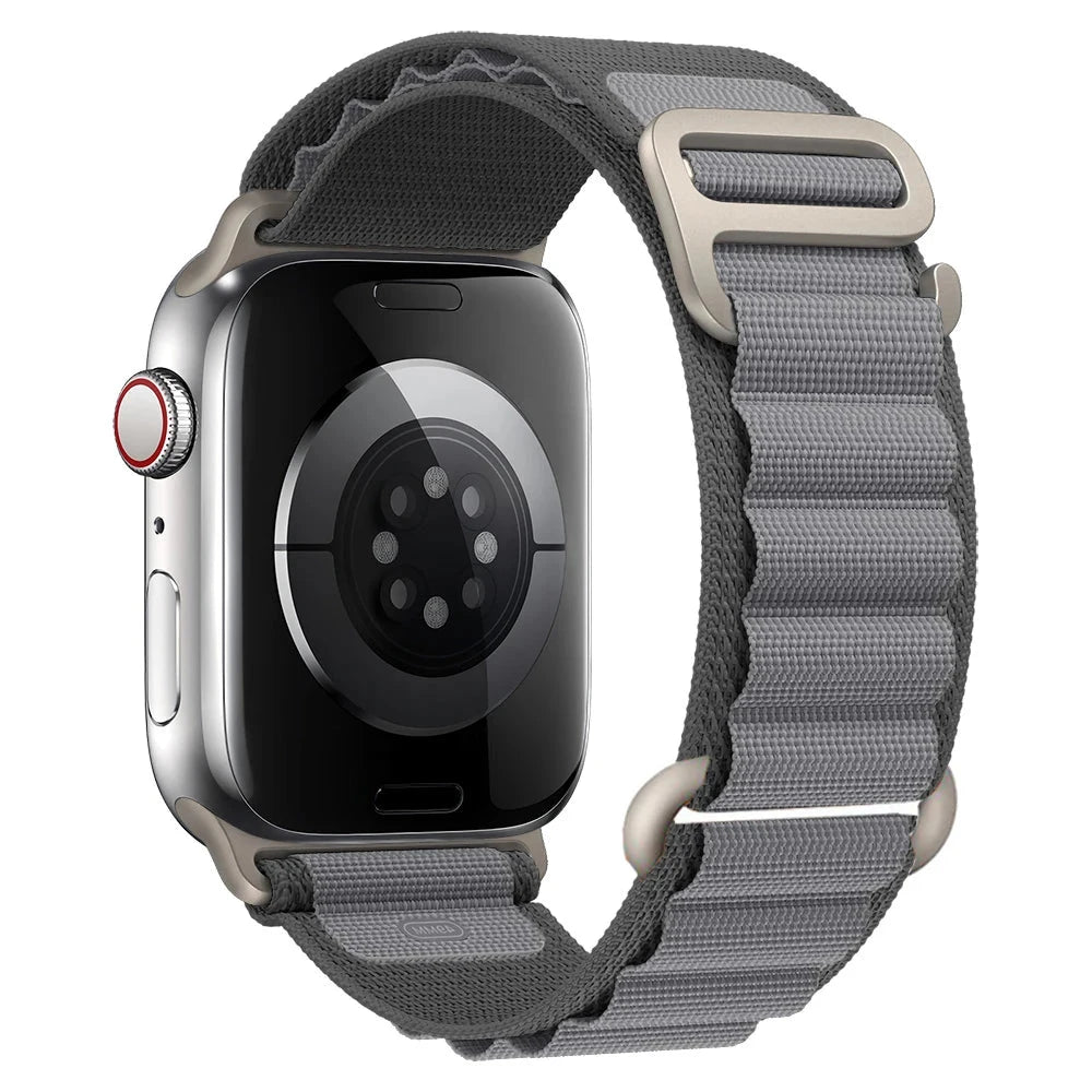 Alpine Nylon Loop Apple Watch Band with Titanium G-Hook – Compatible with 38mm, 40mm, 41mm, 42mm, 44mm, 45mm, 46mm & 49mm Apple Watches (Series 1–10, SE, Ultra) - Wearable Upgrades 