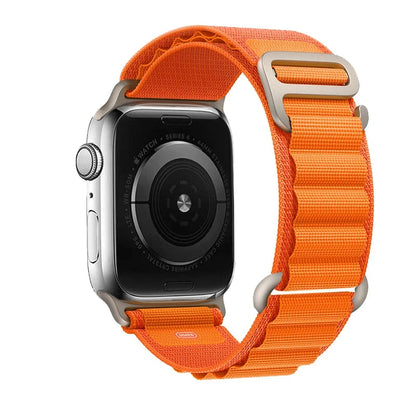 Alpine Nylon Loop Apple Watch Band with Titanium G-Hook – Compatible with 38mm, 40mm, 41mm, 42mm, 44mm, 45mm, 46mm & 49mm Apple Watches (Series 1–10, SE, Ultra) - Wearable Upgrades 