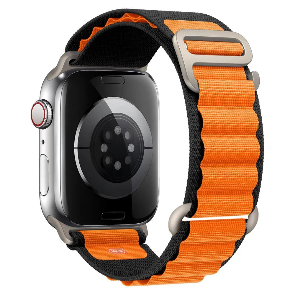 Alpine Nylon Loop Apple Watch Band with Titanium G-Hook – Compatible with 38mm, 40mm, 41mm, 42mm, 44mm, 45mm, 46mm & 49mm Apple Watches (Series 1–10, SE, Ultra) - Wearable Upgrades 