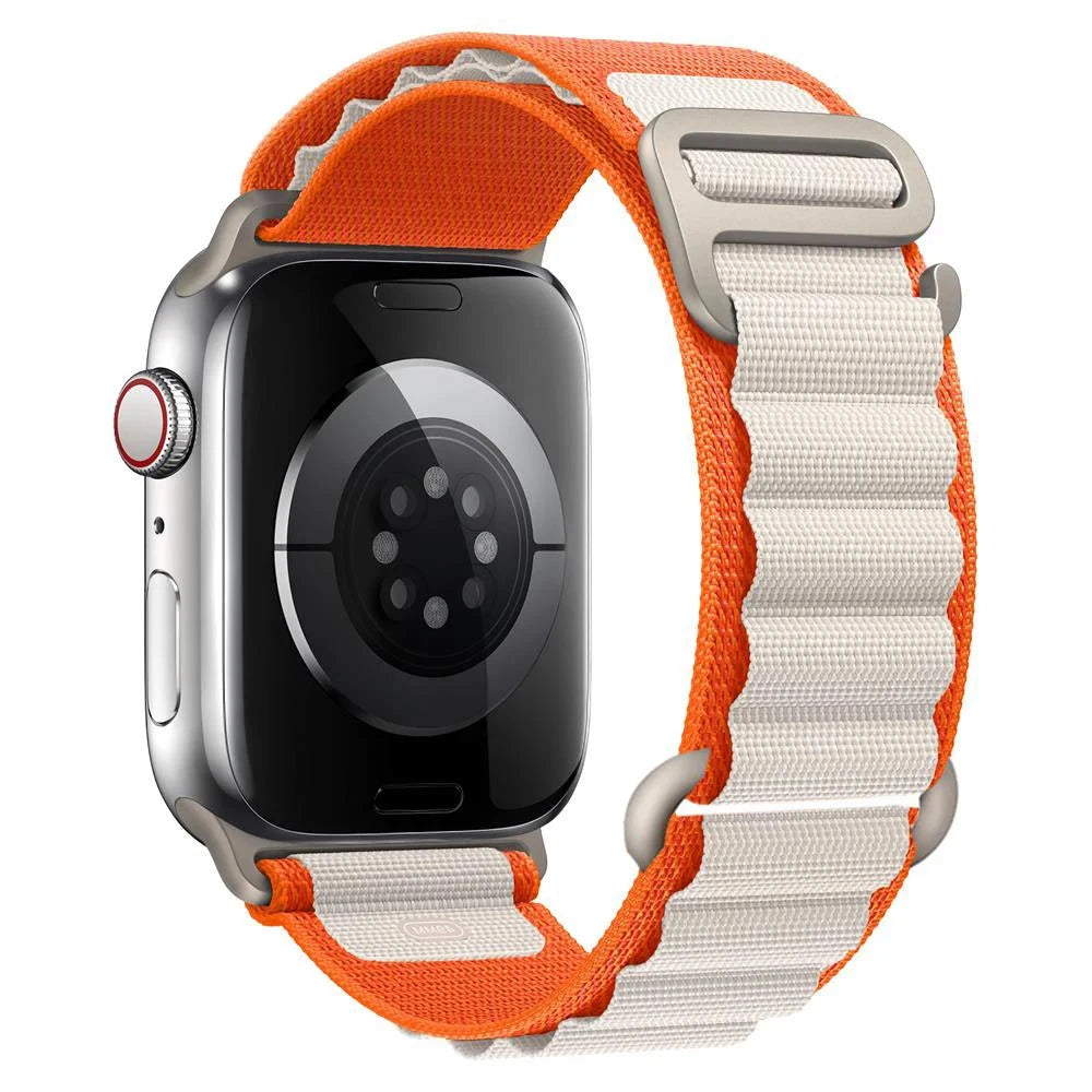 Alpine Nylon Loop Apple Watch Band with Titanium G-Hook – Compatible with 38mm, 40mm, 41mm, 42mm, 44mm, 45mm, 46mm & 49mm Apple Watches (Series 1–10, SE, Ultra) - Wearable Upgrades 