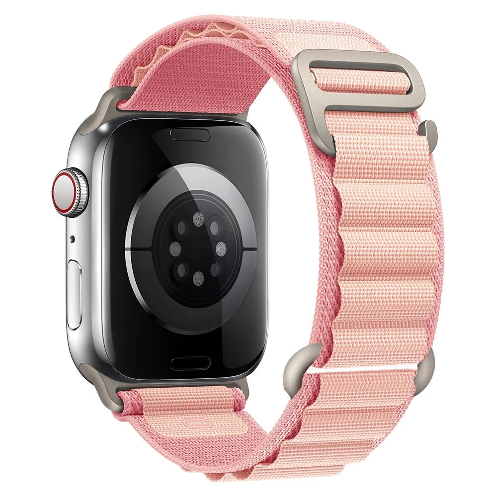 Alpine Nylon Loop Apple Watch Band with Titanium G-Hook – Compatible with 38mm, 40mm, 41mm, 42mm, 44mm, 45mm, 46mm & 49mm Apple Watches (Series 1–10, SE, Ultra) - Wearable Upgrades 