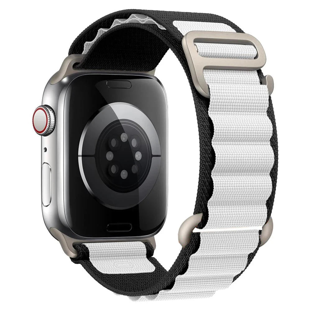 Alpine Nylon Loop Apple Watch Band with Titanium G-Hook – Compatible with 38mm, 40mm, 41mm, 42mm, 44mm, 45mm, 46mm & 49mm Apple Watches (Series 1–10, SE, Ultra) - Wearable Upgrades 