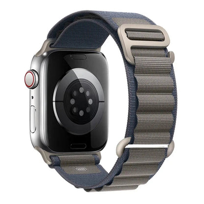 Alpine Nylon Loop Apple Watch Band with Titanium G-Hook – Compatible with 38mm, 40mm, 41mm, 42mm, 44mm, 45mm, 46mm & 49mm Apple Watches (Series 1–10, SE, Ultra) - Wearable Upgrades 