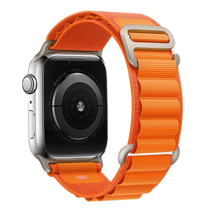 Alpine Nylon Loop Apple Watch Band with Titanium G-Hook – Compatible with 38mm, 40mm, 41mm, 42mm, 44mm, 45mm, 46mm & 49mm Apple Watches (Series 1–10, SE, Ultra) - Wearable Upgrades 