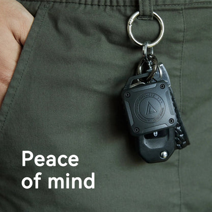 IPX8 Waterproof AirTag Keychain Holder – Ultra-Compact Case for Apple AirTag, Compatible with Dog Collars, Backpacks, Keys, and Luggage - Wearable Upgrades 
