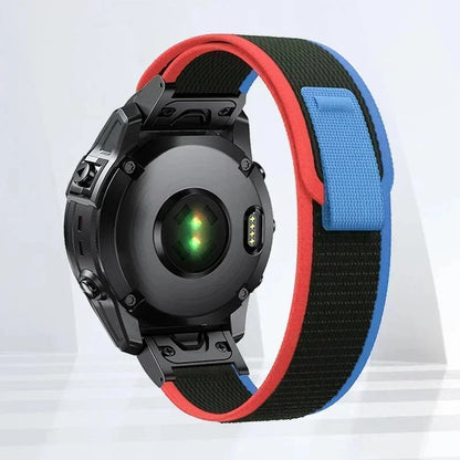 Nylon Strap for Garmin – High Quality Watch Loop Band, Compatible with Fenix 7X, 6, 6X, 6S Pro, 5, 5X, 5S Plus, 3, 3HR, Forerunner 945 (20mm, 22mm, 26mm) - Wearable Upgrades 