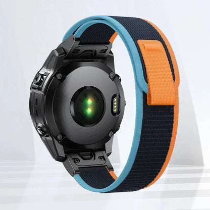 Nylon Strap for Garmin – High Quality Watch Loop Band, Compatible with Fenix 7X, 6, 6X, 6S Pro, 5, 5X, 5S Plus, 3, 3HR, Forerunner 945 (20mm, 22mm, 26mm) - Wearable Upgrades 